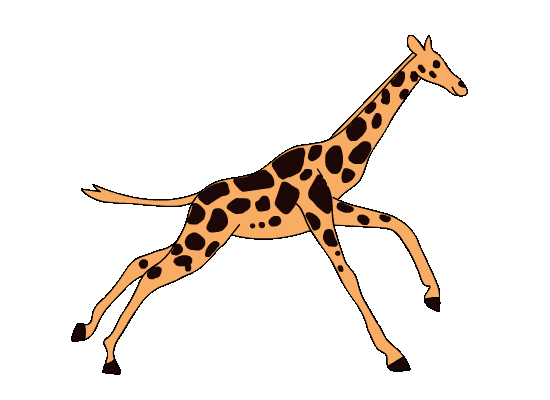 giraffe-running